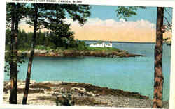 Nigger Island Light House Camden, ME Postcard Postcard