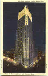 First National Tower Akron, OH Postcard Postcard