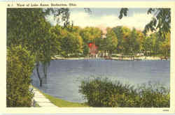 View Of Lake Anna Barberton, OH Postcard Postcard