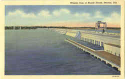 Wheeler Dam , Muscle Shoals Postcard