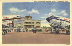 Youngstown Municipal Airport Ohio Postcard Postcard