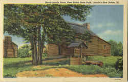 Berry Lincoln Store, New Salem State Park Postcard