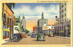 Hollywood Boulevard Postcard