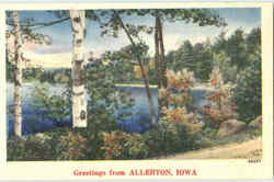 Greetings From Allerton Postcard