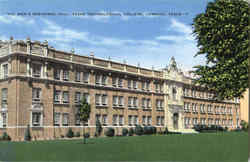 The Men's Residence Hall, Texas Technological College Postcard