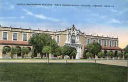 Textile Engineering Building, Texas Technological College Lubbock, TX Postcard Postcard