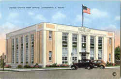 United States Post Office Jacksonville, TX Postcard Postcard