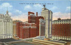 Close-Up View Of The Heart Of Dallas Postcard