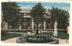 Annie Green Hall, North Texas College Sherman, TX Postcard Postcard