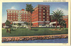 Nueces Hotel Corpus Christi, TX Postcard Postcard