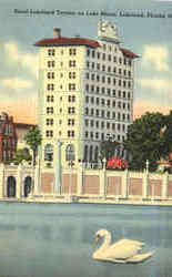 Hotel Lakeland Terrance On Lake Mirror Florida Postcard Postcard