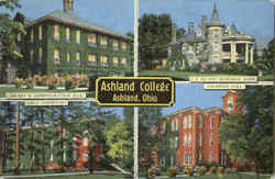 Ashland College, BN Postcard