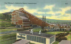 Coal Mining In Anthracite Region Postcard