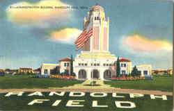 Administration Building Municipal Airport, Randolph Field San Antonio, TX Postcard Postcard