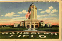 Administration Building Municipal Airport, Randolph Field San Antonio, TX Postcard Postcard