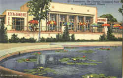 Restaurant , The Chicago Zoological Park Postcard