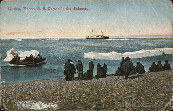 Whalen, Siberia, S. S. Corwin in the distance Russia