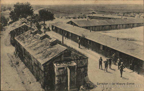 Barack in der Woevre-Ebene France World War I