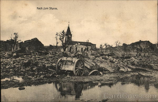Nach dem Sturm Bezonvaux France World War I