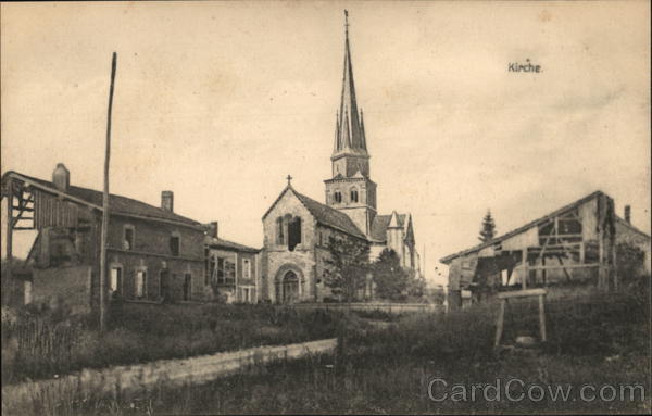 Kirche Binarville France World War I