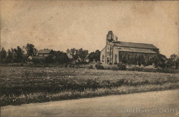 Prémesques. Kirche France World War I