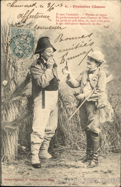 Premiere Chasse (First Hunt) France Military