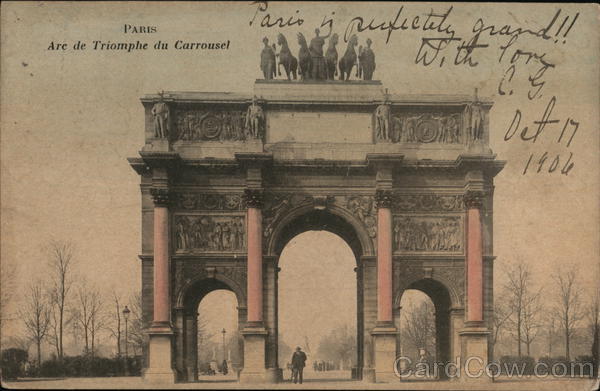 Arc de Triomphe du Carrousel Paris France