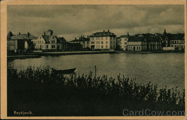View of City Reykjavik Iceland