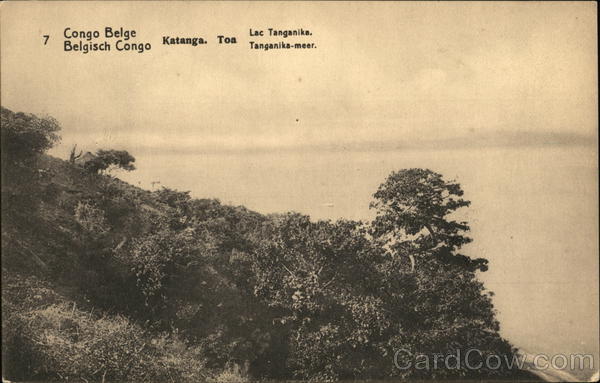 Congo Belge Katanga. Toa. Lac Tanganika Democratic Republic of the Congo