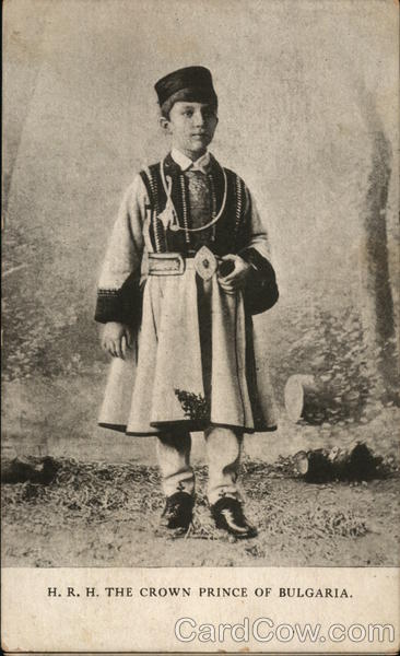 H. R. H. The Crown Prince of Bulgaria Royalty