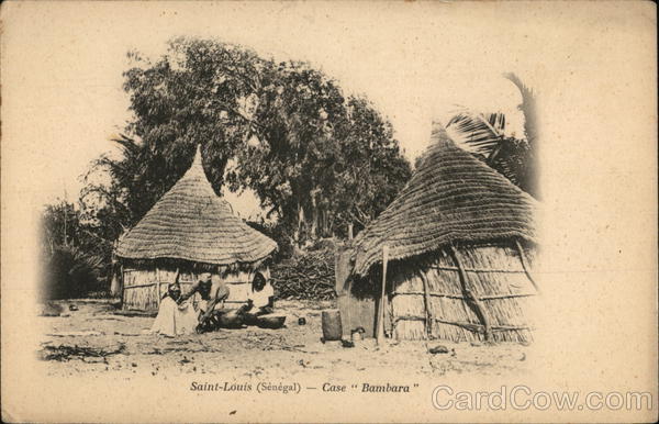 Saint-Louis (Senegal) - Case Bambara Ndar Africa