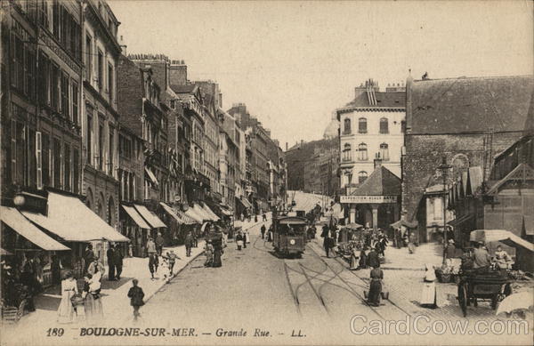 Grande Rue Boulogne-sur-Mer France