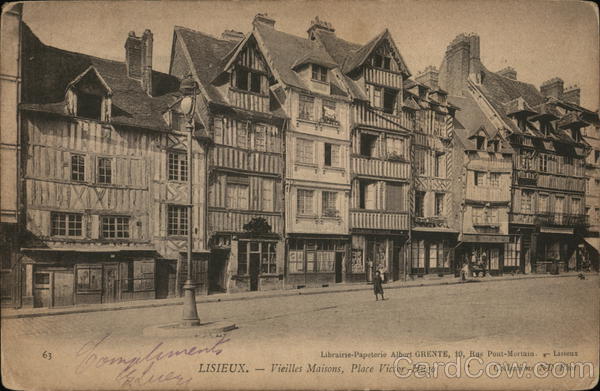 Old Houses, Place Victor-Hugo Lisieux France