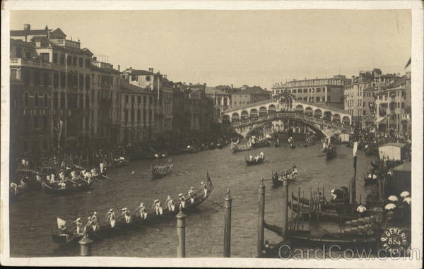 Grand canal in festa, Venezia Venice Italy