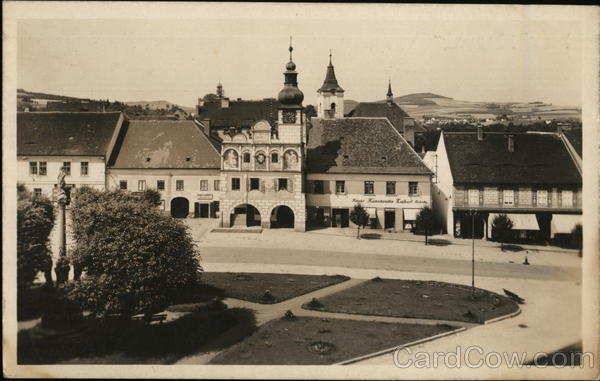 Town Square and Town Hall Volyne Czech Republic Eastern Europe