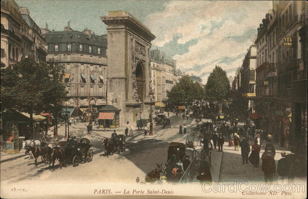 Paris La Porte Saint-Denis France