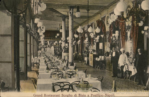 Grand Restaurant Scoglio di Friso a Posillipo Naples Italy