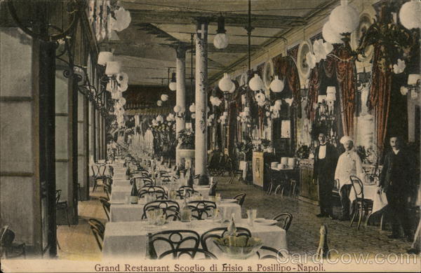 Grand Restaurant Scoglio di Frisio a Posillipo Naples Italy