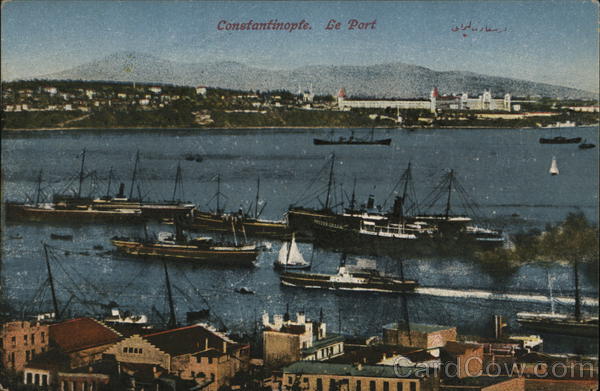 View of the Port Istanbul Turkey Greece, Turkey, Balkan States
