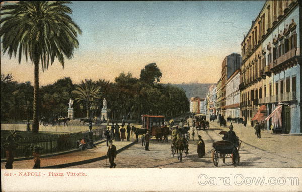 Piazza Vittoria Naples Italy