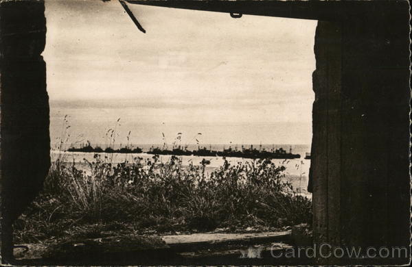 Circuit des Plages de Débarquement. 223 Arromanches (Calvados) -Port Winston. Une Partie du port de