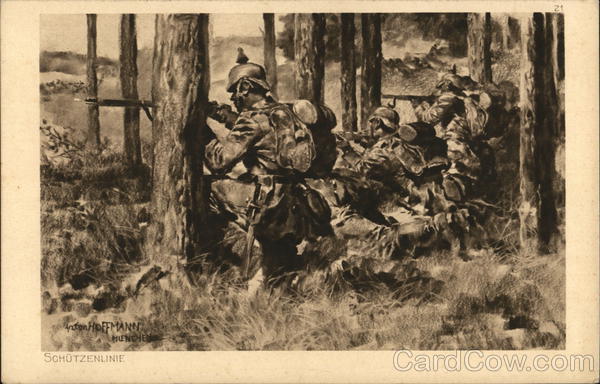 Schutzenlinie Germany World War I