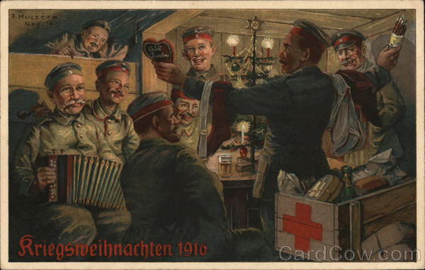 Kriegsmeihnacthen 1916 Red Cross Germany World War I