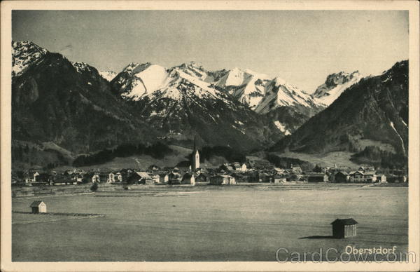 Obersdorf (View of) Germany