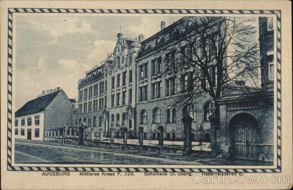 Schulhaus St. Georg Augsburg Germany World War I