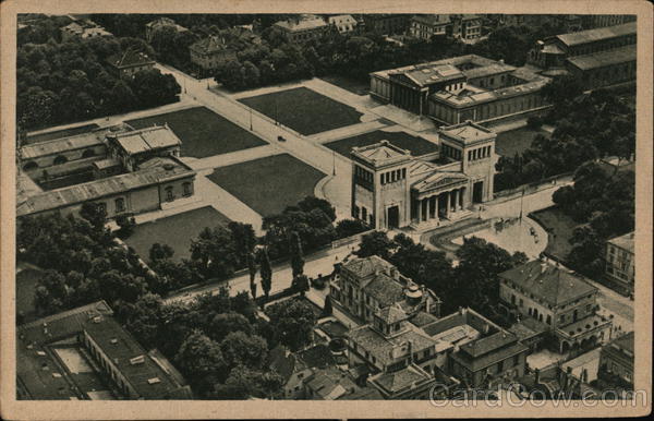 Flugzugaufnahme von Munchen munich Germany