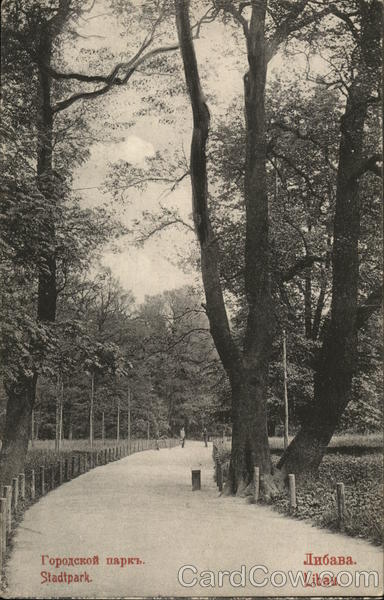 Stadtpark Liepaja Latvia Eastern Europe