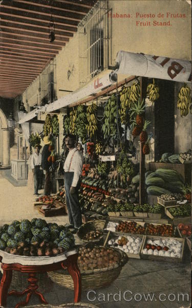 Fruit Stand Havana Cuba