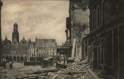 St. Quentin France World War I Postcard Postcard
