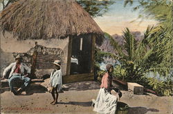 A negro Hut, Jamaica Postcard